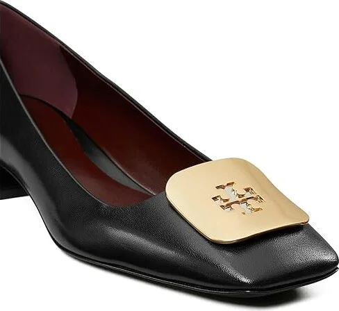 Tory Burch 35 mm Georgia Pumps High Women's Heels Perfect Black : 5 M, Leather/Rubber - Image 3