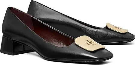 Tory Burch 35 mm Georgia Pumps High Women's Heels Perfect Black : 5 M, Leather/Rubber
