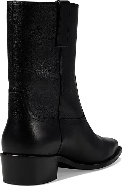 Tory Burch 45 mm City Western Ankle Boots Women's Boots Perfect Black : 8.5 M, Leather - Image 4