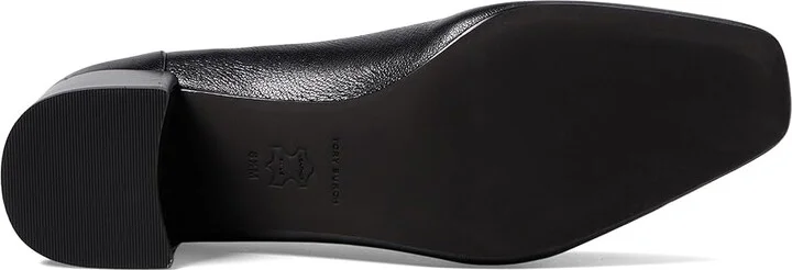 Tory Burch 45 mm Jessa Heeled Loafer Women's Shoes Perfect Black : 5 M, Leather - Image 3