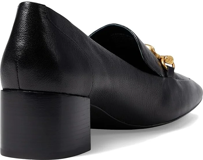 Tory Burch 45 mm Jessa Heeled Loafer Women's Shoes Perfect Black : 5 M, Leather - Image 4