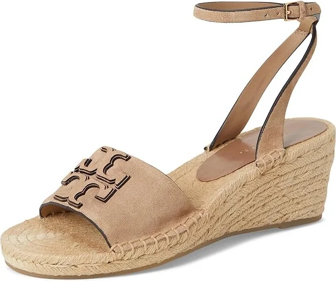 Tory Burch 50 mm Ines Wedge Espadrille Women's Sandals Ceramic Taupe : 6 M, Jute/Leather/Rubber - Image 5