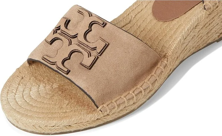 Tory Burch 50 mm Ines Wedge Espadrille Women's Sandals Ceramic Taupe : 6 M, Jute/Leather/Rubber - Image 7
