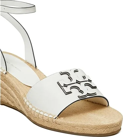 Tory Burch 50 mm Ines Wedge Espadrille Women's Sandals Gardenia : 5 M, Jute/Leather/Rubber - Image 3