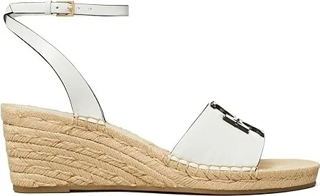 Tory Burch 50 mm Ines Wedge Espadrille Women's Sandals Gardenia : 5 M, Jute/Leather/Rubber - Image 4