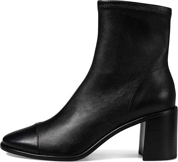 Tory Burch 70 mm Cap-Toe Heel Ankle Boots Women's Boots Perfect Black : 6.5 M, Leather - Image 5