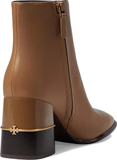 Tory Burch 75 mm Leather Ankle Boot Women's Boots Almond Flour : 10.5 M - Image 4