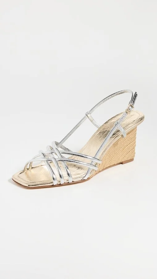Tory Burch 75mm Multi Strap Wedge Sandals - Image 3