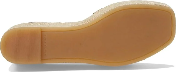 Tory Burch 80 mm Ines Cage Wedge Espadrille Women's Sandals Spark Gold : 9.5 M, Leather/Rubber - Image 3