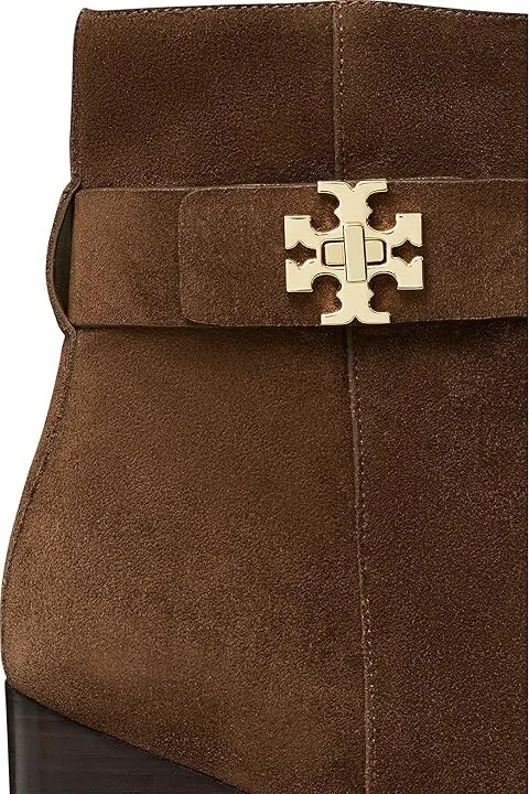 Tory Burch 80 mm T-Lock Heeled Ankle Boots Women's Boots Mustang : 11 M, Leather - Image 5