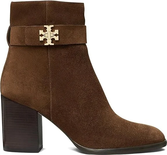 Tory Burch 80 mm T-Lock Heeled Ankle Boots Women's Boots Mustang : 11 M, Leather - Image 6