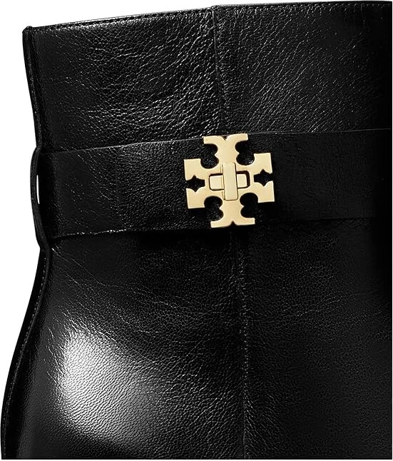 Tory Burch 80 mm T-Lock Heeled Ankle Boots Women's Boots Perfect Black : 11 M, Leather - Image 5