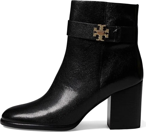 Tory Burch 80 mm T-Lock Heeled Ankle Boots Women's Boots Perfect Black : 11 M, Leather - Image 6