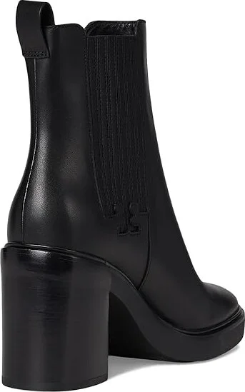 Tory Burch 90 mm T-Gore Heeled Ankle Boots Women's Boots Perfect Black : 10.5 M, Leather - Image 4