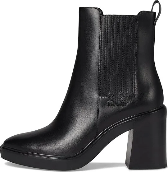 Tory Burch 90 mm T-Gore Heeled Ankle Boots Women's Boots Perfect Black : 10.5 M, Leather - Image 6