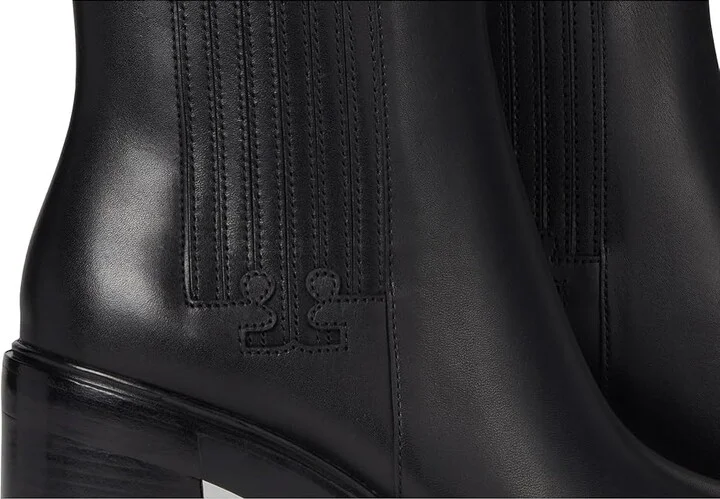 Tory Burch 90 mm T-Gore Heeled Ankle Boots Women's Boots Perfect Black : 10.5 M, Leather - Image 7