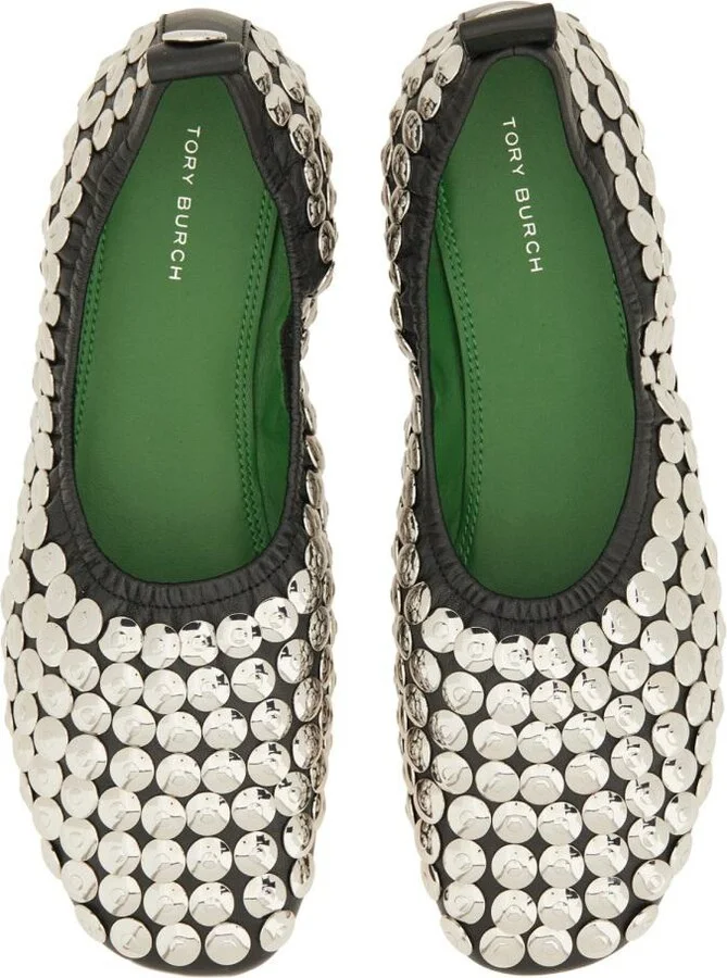 Tory Burch Ballerina "Silver" - Image 6