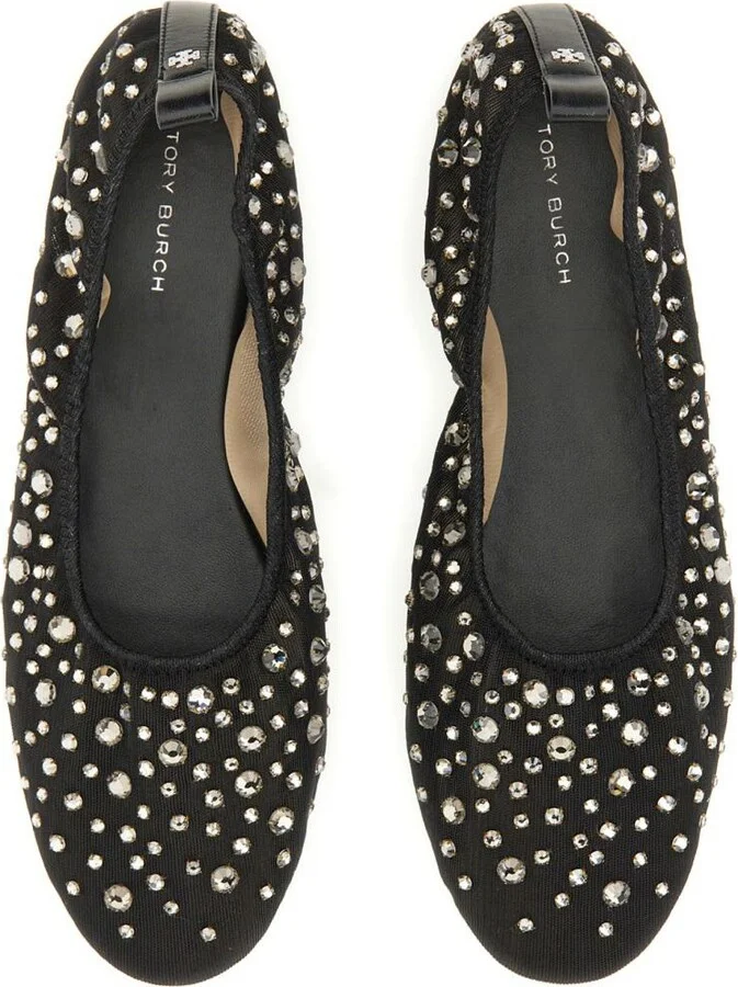 Tory Burch Ballerina With Crystals - Image 5