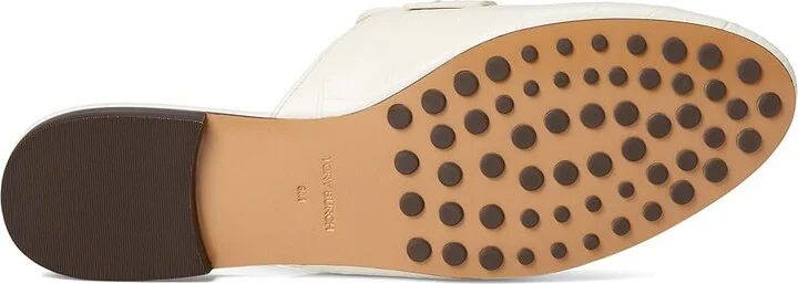 Tory Burch Ballet Backless Loafers Women's Flat Shoes New Ivory : 10.5 M, Leather/Rubber - Image 3