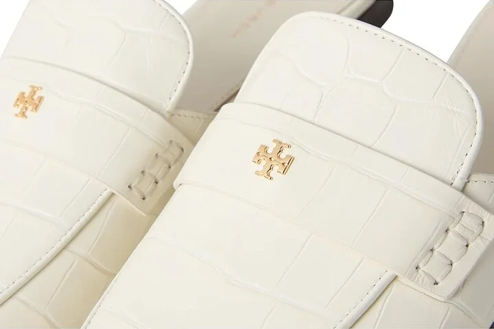 Tory Burch Ballet Backless Loafers Women's Flat Shoes New Ivory : 10.5 M, Leather/Rubber - Image 7