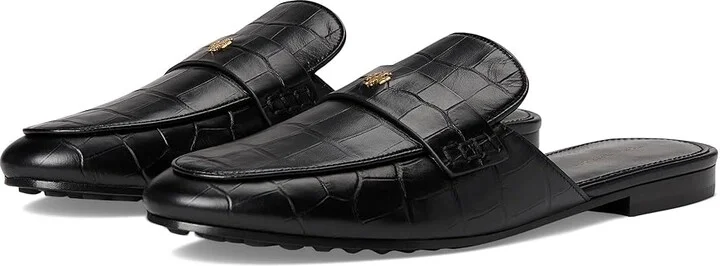 Tory Burch Ballet Backless Loafers Women's Flat Shoes Perfect Black : 7 M, Leather/Rubber