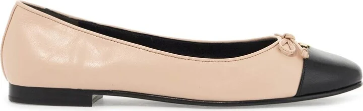 TORY BURCH ballet flats with contrasting toe