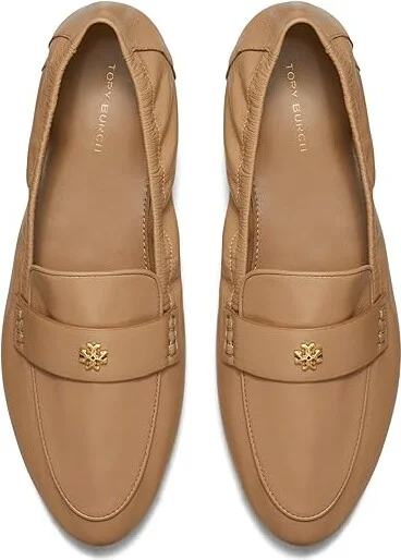 Tory Burch Ballet Loafer Women's Shoes Almond Flour : 10 M, Suede - Image 2