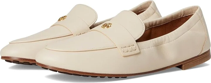 Tory Burch Ballet Loafer Women's Shoes New Cream : 10 M, Suede