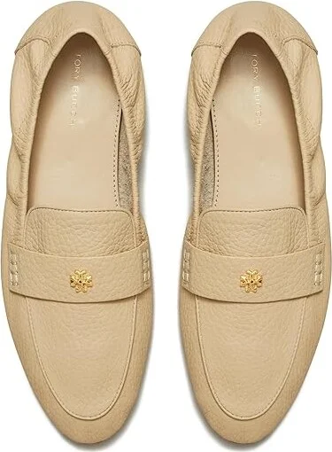 Tory Burch Ballet Loafer Women's Shoes Sand Stone : 10.5 M, Suede - Image 2