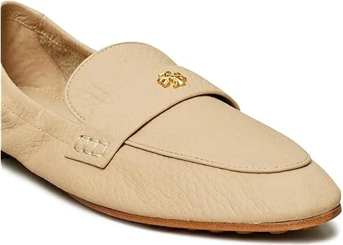 Tory Burch Ballet Loafer Women's Shoes Sand Stone : 10.5 M, Suede - Image 3