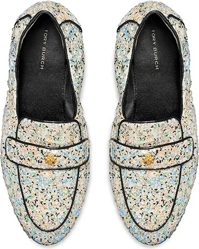 Tory Burch Ballet Loafer Women's Shoes Sequin/Black : 10.5 M, Suede - Image 2