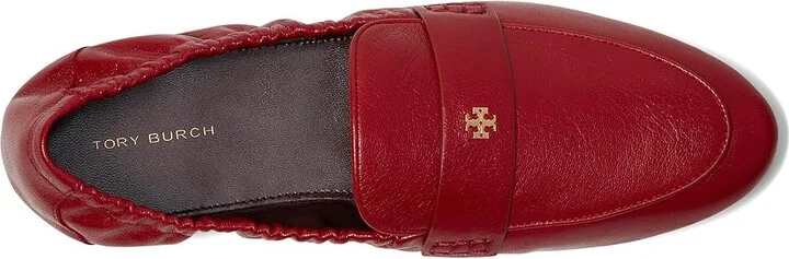 Tory Burch Ballet Loafers Women's Flat Shoes Ruby : 10.5 M, Leather - Image 2