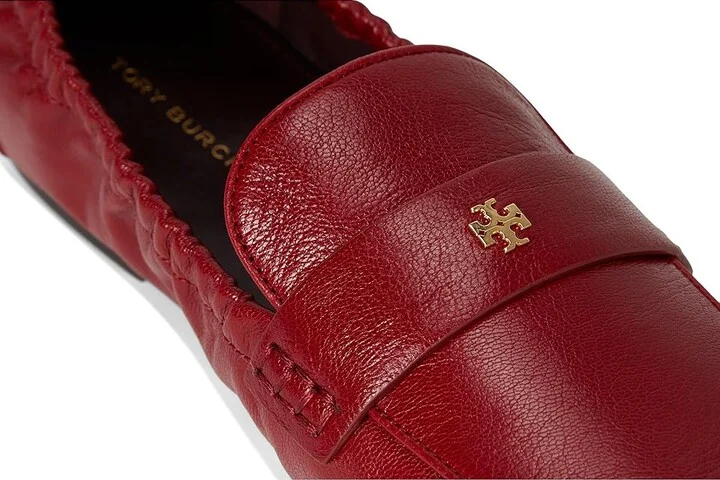 Tory Burch Ballet Loafers Women's Flat Shoes Ruby : 10.5 M, Leather - Image 7