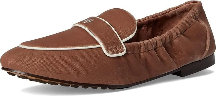 Tory Burch Ballet Loafers Women's Flat Shoes Vintage Rose/Perfect Black : 11 M, Leather - Image 5