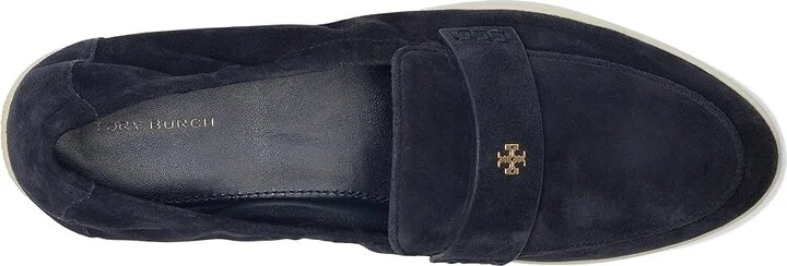 Tory Burch Ballet Sport Loafer Women's Flat Shoes Navy : 8 M, Suede - Image 2