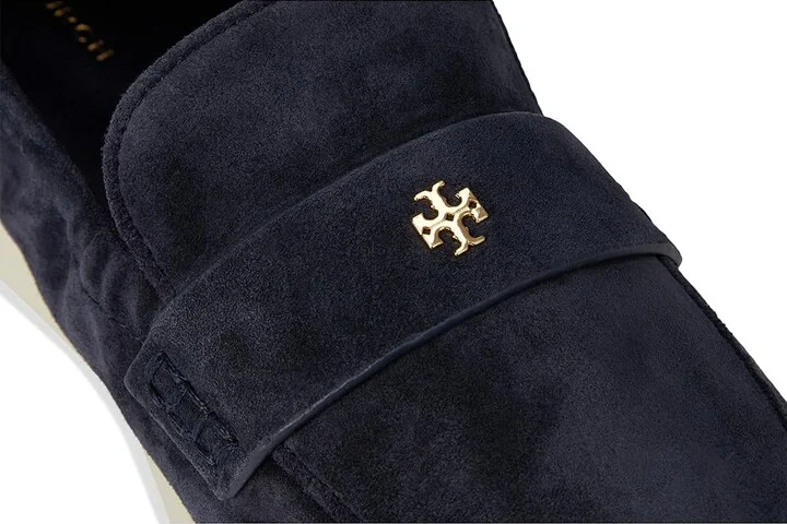 Tory Burch Ballet Sport Loafer Women's Flat Shoes Navy : 8 M, Suede - Image 7