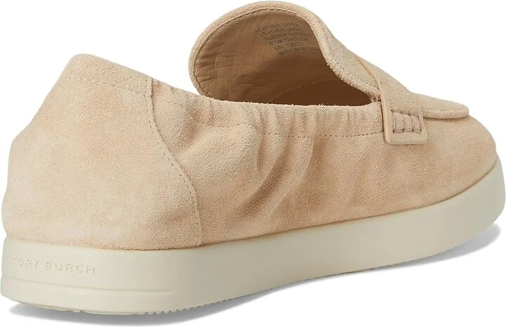 Tory Burch Ballet Sport Loafer Women's Flat Shoes Sand Dune : 5 M, Suede - Image 4