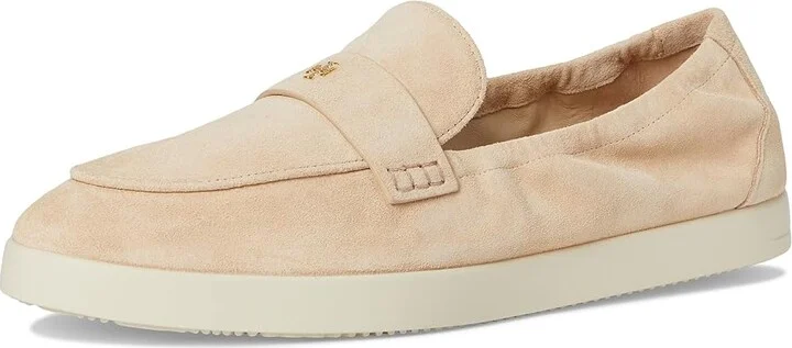 Tory Burch Ballet Sport Loafer Women's Flat Shoes Sand Dune : 5 M, Suede - Image 5