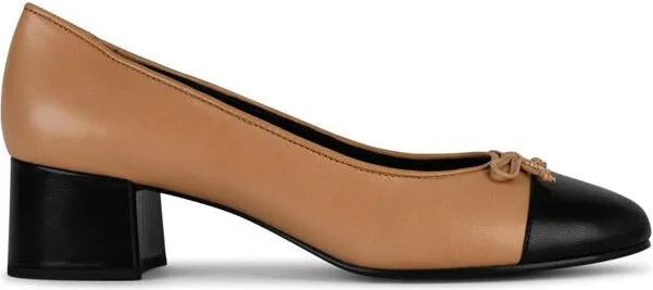 Tory Burch Beige Leather Ballet Flats