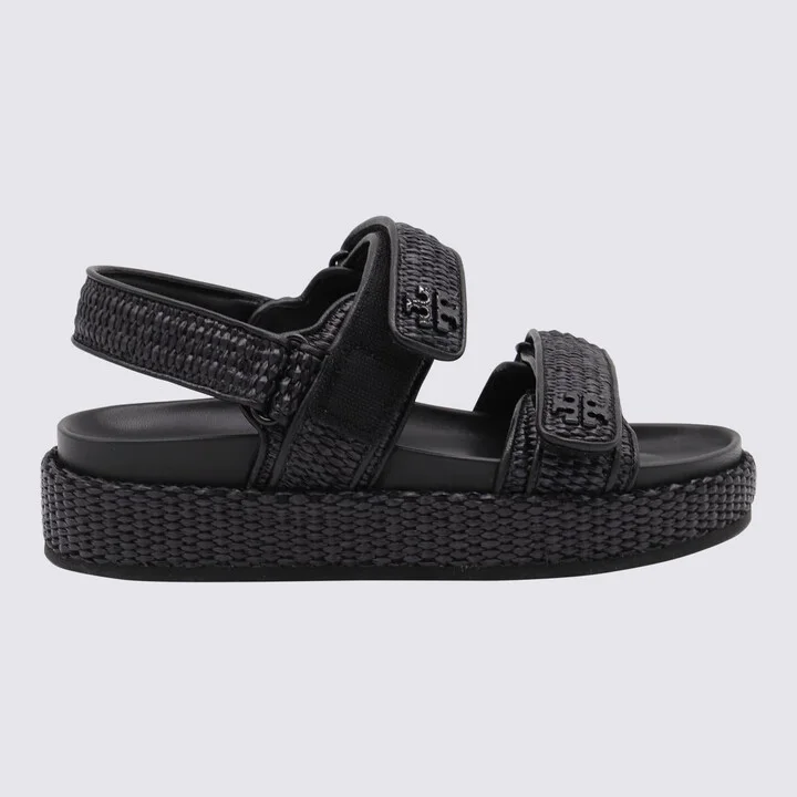Tory Burch Black Flats