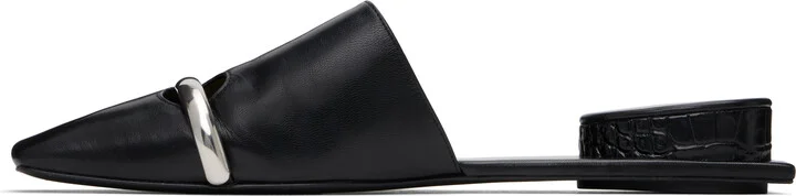 Tory Burch Black Pierced Mules - Image 3