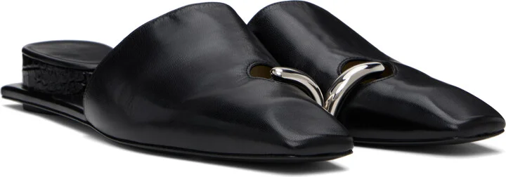 Tory Burch Black Pierced Mules - Image 4