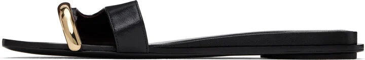 Tory Burch Black Pierced Sandals - Image 3