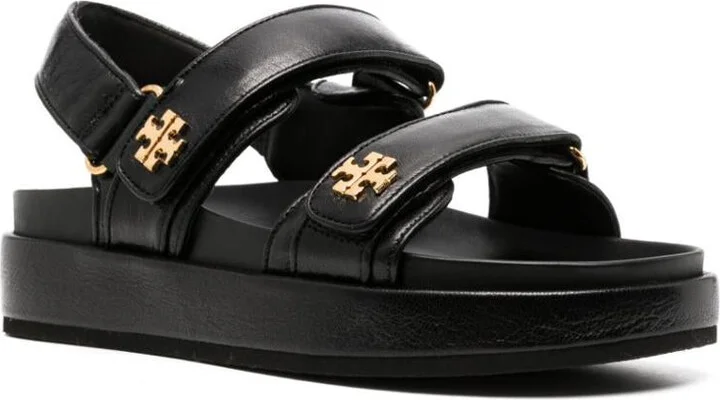 Tory Burch Black Slingback Sandals With Double Strap - Image 3