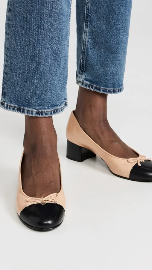 Tory Burch Bow Ballet Pumps 45mm - Image 3