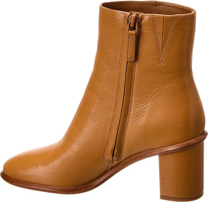 Tory Burch Brooke Stamped Heel Leather Bootie - Image 2