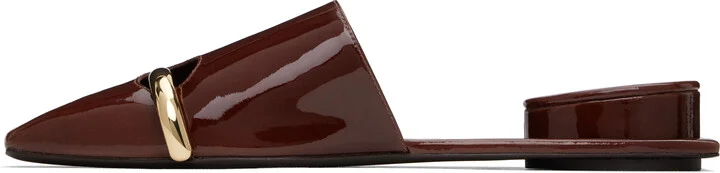 Tory Burch Brown Pierced Mules - Image 3