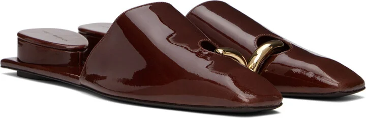 Tory Burch Brown Pierced Mules - Image 4