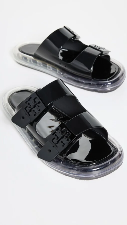 Tory Burch Buckle Bubble Jelly Slides - Image 4