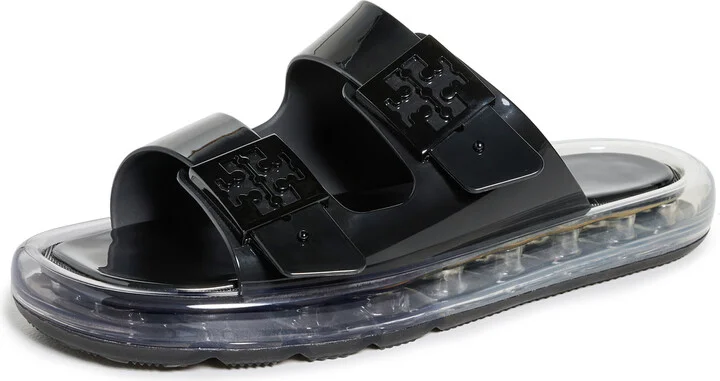 Tory Burch Buckle Bubble Jelly Slides
